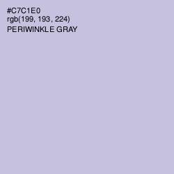 #C7C1E0 - Periwinkle Gray Color Image