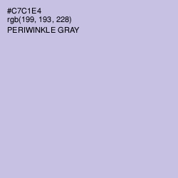 #C7C1E4 - Periwinkle Gray Color Image