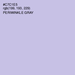 #C7C1E5 - Periwinkle Gray Color Image