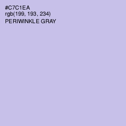 #C7C1EA - Periwinkle Gray Color Image