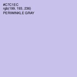 #C7C1EC - Periwinkle Gray Color Image
