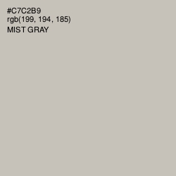 #C7C2B9 - Mist Gray Color Image