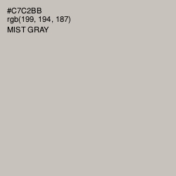 #C7C2BB - Mist Gray Color Image