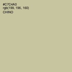 #C7C4A0 - Chino Color Image