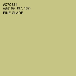 #C7C584 - Pine Glade Color Image