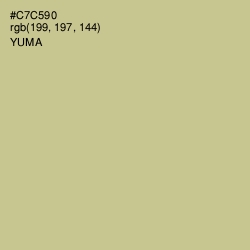 #C7C590 - Yuma Color Image