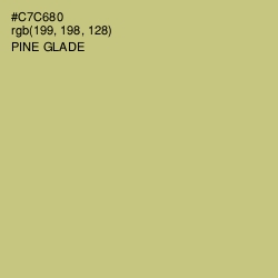 #C7C680 - Pine Glade Color Image