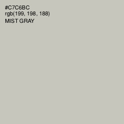 #C7C6BC - Mist Gray Color Image