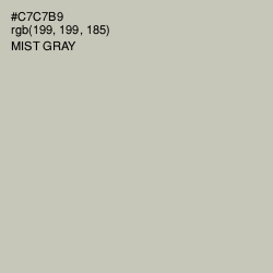 #C7C7B9 - Mist Gray Color Image