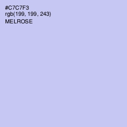 #C7C7F3 - Melrose Color Image