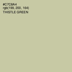 #C7C8A4 - Thistle Green Color Image