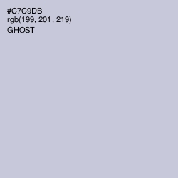 #C7C9DB - Ghost Color Image