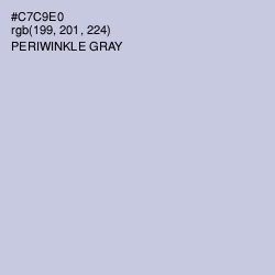 #C7C9E0 - Periwinkle Gray Color Image
