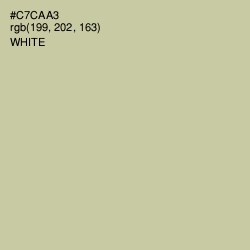 #C7CAA3 - Thistle Green Color Image