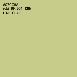 #C7CC8A - Pine Glade Color Image