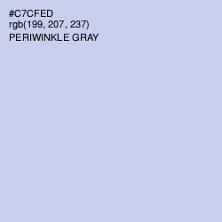 #C7CFED - Periwinkle Gray Color Image