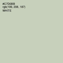 #C7D0BB - Pale Leaf Color Image