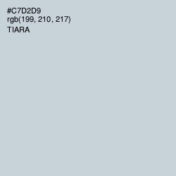 #C7D2D9 - Tiara Color Image