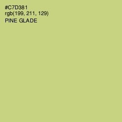 #C7D381 - Pine Glade Color Image