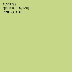 #C7D788 - Pine Glade Color Image