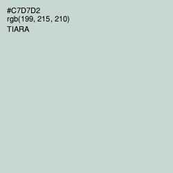 #C7D7D2 - Tiara Color Image