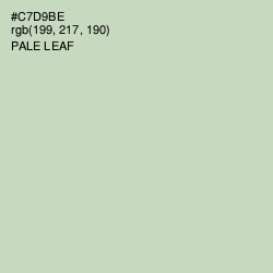 #C7D9BE - Pale Leaf Color Image