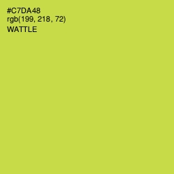 #C7DA48 - Wattle Color Image