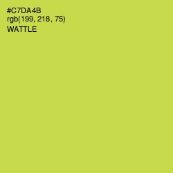 #C7DA4B - Wattle Color Image