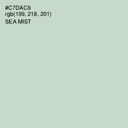 #C7DAC9 - Sea Mist Color Image
