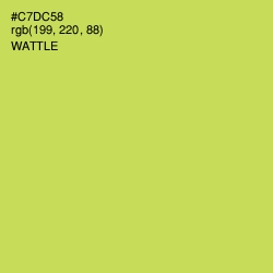 #C7DC58 - Wattle Color Image