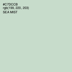 #C7DCCB - Sea Mist Color Image