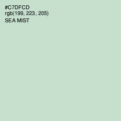 #C7DFCD - Sea Mist Color Image