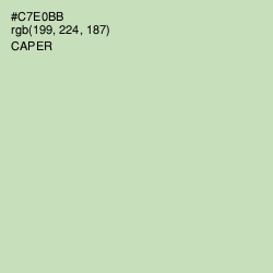 #C7E0BB - Caper Color Image