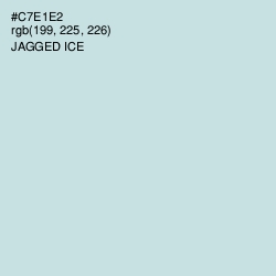 #C7E1E2 - Jagged Ice Color Image