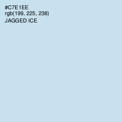 #C7E1EE - Jagged Ice Color Image