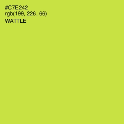 #C7E242 - Wattle Color Image