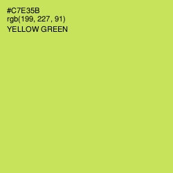 #C7E35B - Yellow Green Color Image