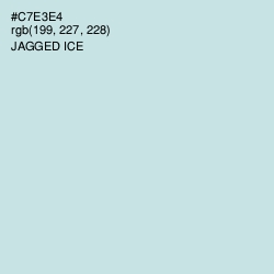 #C7E3E4 - Jagged Ice Color Image