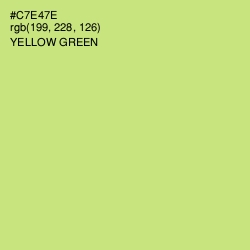 #C7E47E - Yellow Green Color Image