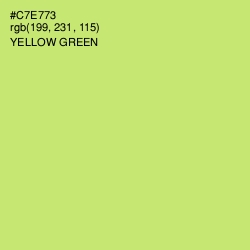 #C7E773 - Yellow Green Color Image