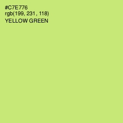 #C7E776 - Yellow Green Color Image