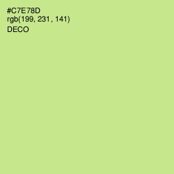 #C7E78D - Deco Color Image