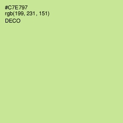 #C7E797 - Deco Color Image