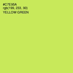 #C7E95A - Yellow Green Color Image