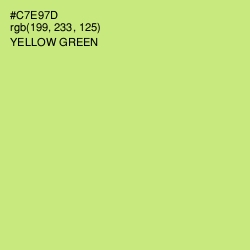 #C7E97D - Yellow Green Color Image