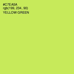 #C7EA5A - Yellow Green Color Image