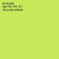 #C7EA5B - Yellow Green Color Image