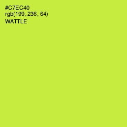 #C7EC40 - Wattle Color Image