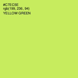 #C7EC5E - Yellow Green Color Image