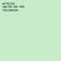 #C7ECC8 - Tea Green Color Image